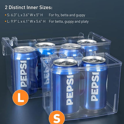 Pawfly Aquarium Breeding Box Fish Tank Hatchery Incubator Acrylic Breeder Box for Baby Fish Shrimp Betta Clownfish Small Isolation Box for Aggressive Fish Guppy