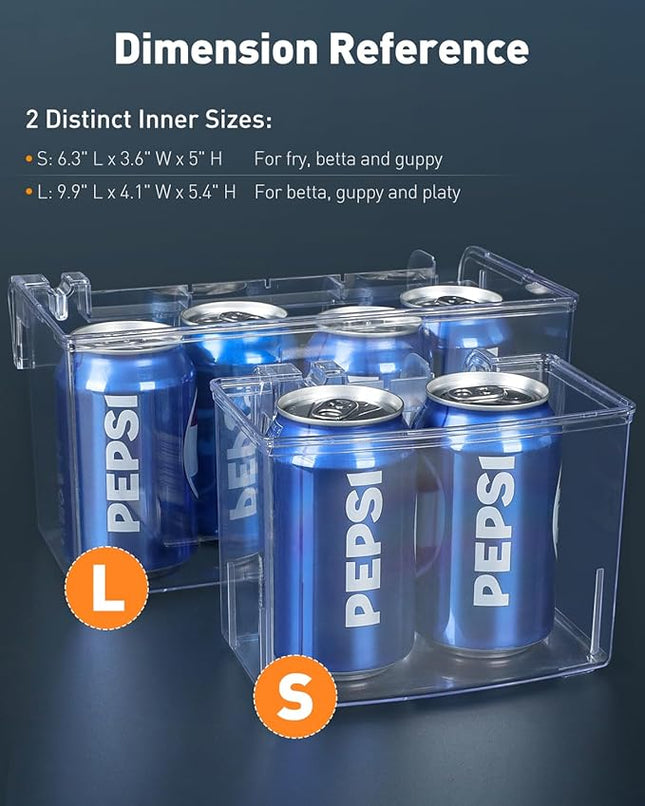 Pawfly Aquarium Breeding Box Fish Tank Hatchery Incubator Acrylic Breeder Box for Baby Fish Shrimp Betta Clownfish Small Isolation Box for Aggressive Fish Guppy