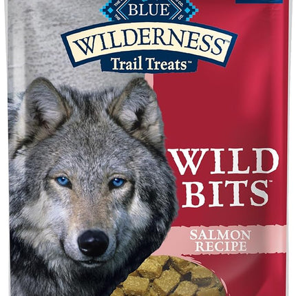 Blue Buffalo Wilderness Trail Treats Wild Bits Training Treats for Dogs, Grain-free Dog Treats, Salmon Recipe, 10-oz. Bag