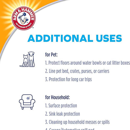 Arm & Hammer for Dogs XL Training Pads | 30% Larger Coverage, New & Improved Super Absorbent, Leak-Proof, Odor Control Quilted Dog Training Pads with Baking Soda| 36 Count - 4 Pack Wee Wee Pads