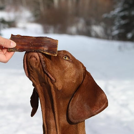 Cadet 100% Beef Strip Long Lasting Chews for Dogs, Single Ingredient Beef Esophagus Dog Treats, Natural High Protein Rawhide Alternative for Small & Large Dogs, 8 Ounce