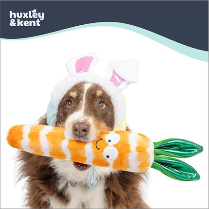 Huxley & Kent Pet Hat for Dogs & Cats - Cute Easter Costume Hat with SnugFit Adjustable Straps - Soft Cap for Spring, Photos & Parties - Bunny Ears, Small