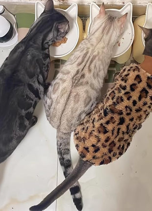 Cat Leopard Double-Sided Fleece Pullover, Soft Warm Clothes for Hairless Sphynx, Devon & All Indoor Kittens in Winter (Leopard,XL)