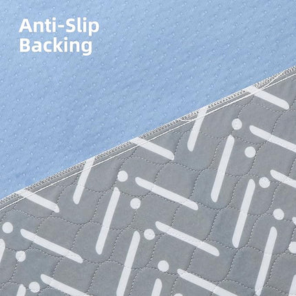 PUPTECK Reusable Dog Pee Pads, 2 Pack Non-Slip Washable Waterproof, Fast Absorbing Puppy Pads Whelping Mat, for Couch, Crate, Potty Training 36" x 41"