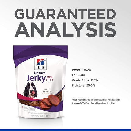 Hill's Dog Treats, Jerky Strips, Healthy Dog Snacks, Mini Strips Beef Jerky 7.1 oz