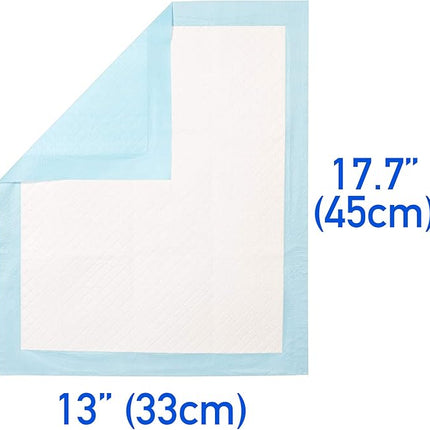 (100 Pads) CalPalmy Ultra Absorbency Pet Toilet Training Pads 18" x 13" Moisture Locking Technology Turns Liquid into Gel - Perfect for Rabbits and Guinea Pigs