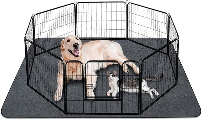 INVENHO Washable Pee Pads for Dogs 60"x48" Reusable Dog Pads Large Upgrade Non-Slip Dog Pee Pads Heavy Absorbency Puppy Pee Pads Quick Dry Whelping Pads/Waterproof Puppy Training Pad