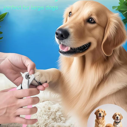Large Dog Nail Clippers Wide Jaw Opening Heavy Duty Dog Nail Trimmer Cat Claw Clippers