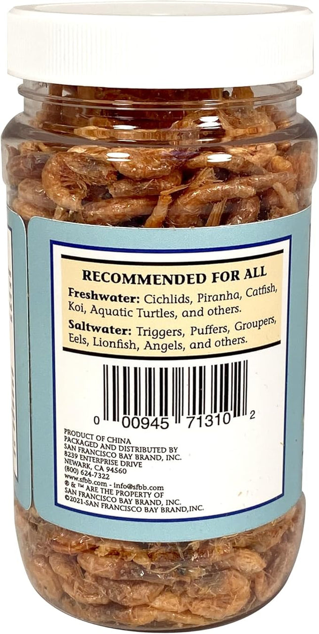 San Francisco Bay Brand Freeze Dried Krill Fish Food - All-Natural, Sustainably Harvested, High Protein Dried Shrimp for Freshwater and Saltwater Carnivores, Koi, Cichlids, Turtles - 1 oz (28g)