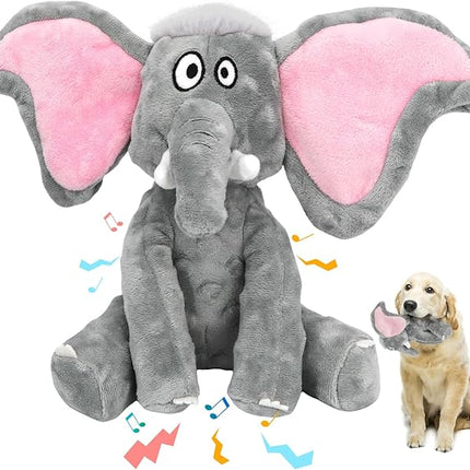 Plush Large Dog Toys with Squeaker and Crinkle Paper, Interactive Puppy Chew and Teeth Cleaning Toy, Pet Toys for Small, Medium and Large Dogs