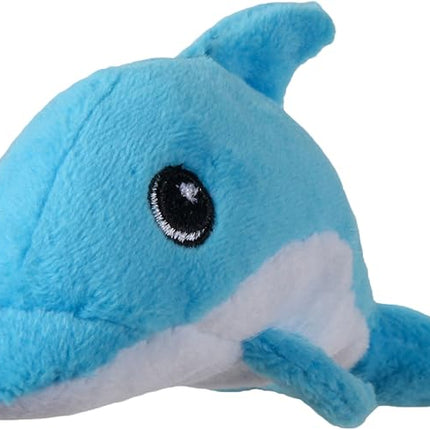 SmartPetLove Snuggle Puppy Tender-Tuffs Small Dog Toys - Dolphin Dog Toy for Small Breeds with Puncture Resistant Squeaker
