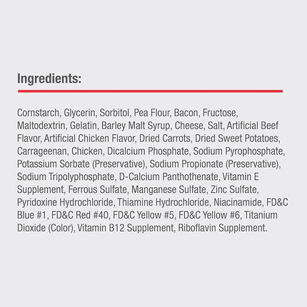 DreamBone Twist Sticks, Made With Real Bacon And Cheese Flavor, Rawhide-Free Chews For Dogs, 50 Count