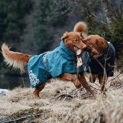Hurtta Monsoon Coat, Dog Raincoat, Bilberry, 28 in