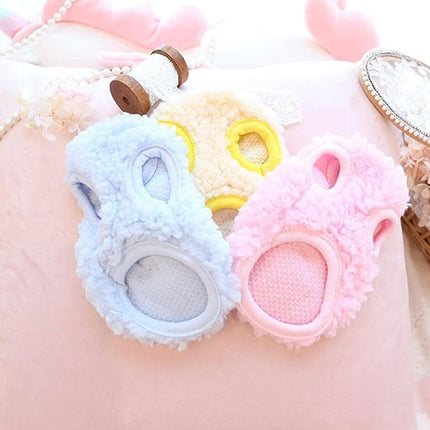 FLAdorepet 3 Packs Teacup Dog Cat XXS Clothes for Chihuahua Yorkie,Winter Warm Fleece Puppy Pet Clothes Sweater Shirt Vest for Mini Newborn Extra Small Dogs (3 Packs, XXS(Pet 1-2LBS))