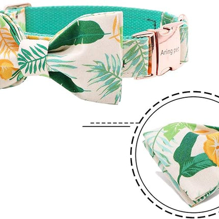 ARING PET Bowtie Dog Collar Adjustable Collars with Bow Tie for Dogs Small Medium Large