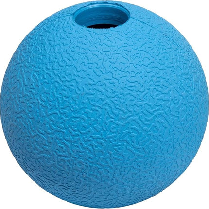 Amazon Basics Dog Toys, Interactive Fetch Rubber Balls, (Pack of 10), 2.5 inch, Multi-Color Blue/Orange