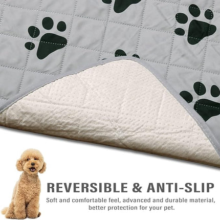 SPXTEX Dog Bed Cover Dog Crate Pads Dog Pee Pads Washable Dog Pads, Non Slip Puppy Pee Pads for Large Dogs, Waterproof Pet Pee Pad, Dog Whelping Training Pads for Dogs, 1 Piece, 82"x86"