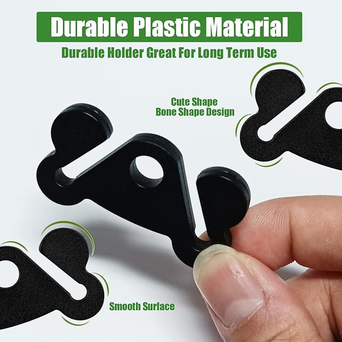 2PCS Dog Poop Bag Holder Dogs Waste Bag Carrier Pet Poop Bags Holders for Doggie Waste Bags Dispensers, Clip Carrier for Leash Small Doggy Puppy Hand Free Walking Accessory Attachment, Black