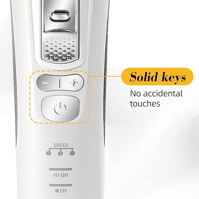 FENICE PEAK Dog Grooming Clippers for Thick Heavy Coats 3 Speeds Low Noise Pet Grooming Kit Cat Eletric Clipper with 10FC Ceramic & Stainless Steel Blade