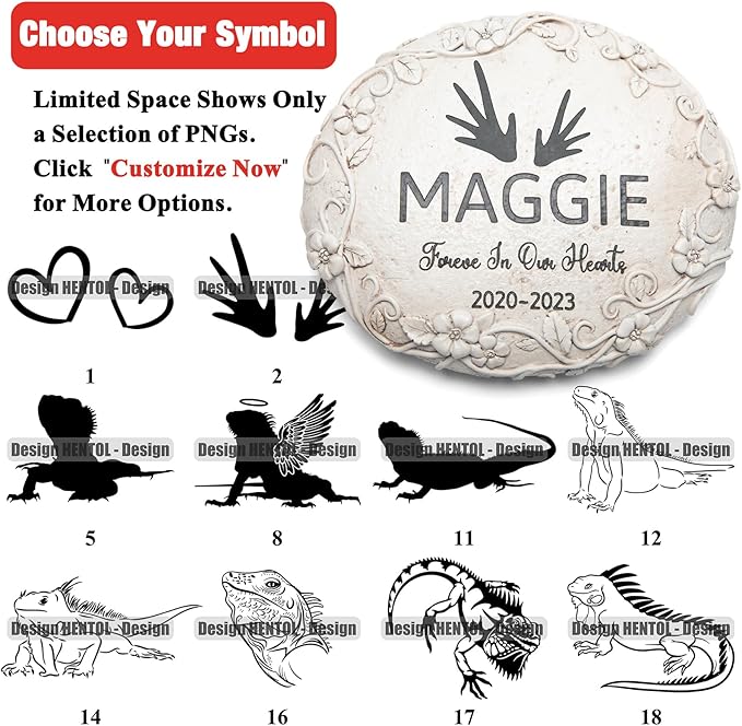 Personalized Iguana Memorial Stone, Pet Grave Marker Iguana, Iguana Headstone, Iguana Tombstone, Iguana Gravestone, Iguana Memorial Gifts
