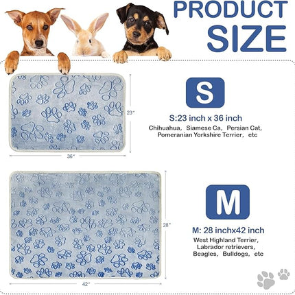 Qeils Reusable Puppy Pads, 2 Pack Washable Pee Pads for Dogs, Non Slip Wee Wee pad, Absorbent and Leakproof Training Mats for Potty, Crate, Playpen, Bed, Sofa, 28"x 42"