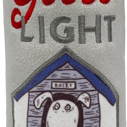 Huxley & Kent Funny Dog Toy w/Squeaker – Power Plush Squeaky Dog Toys for Small, Medium & Large Dogs – Soft Stuffed Animal for Indoor Play & Fetch - Grrrs Light, Large