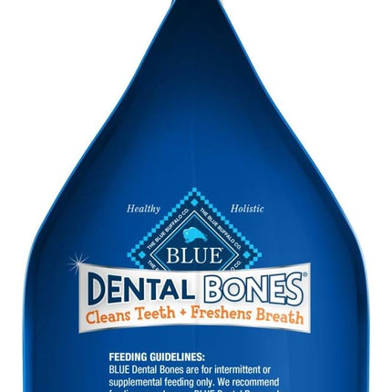 Blue Buffalo Dental Bones Small Natural Dental Chew Dog Treats Bag Value Pack