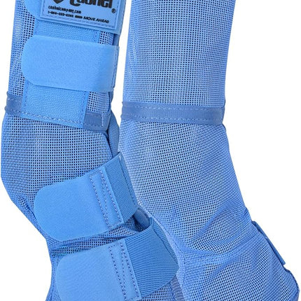 Cashel Crusader Horse Fly Leg Guards Small Horse/Arab Blue
