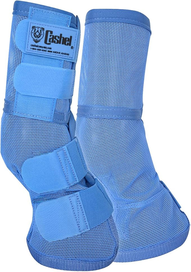 Cashel Crusader Horse Fly Leg Guards Small Horse/Arab Blue
