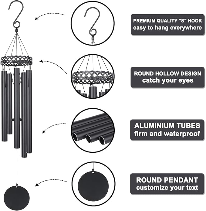 Wind Chime for Loss of Pet Cat Dog, Sympathy Loss of Pet, Pet Loss Memorial Gift, Pet Sympathy, Loss of Dog, Loss of Cat, in Memory of Dog, in Memory of Cat, Dog Cat Pet Loss Passing Away Remembrance