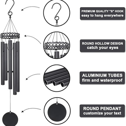 Loss of Cat Memorial Wind Chime Personalized, Dog Memorial for Lost of Dog, Loss of Pet Remembrance Gift, Sympathy Bereavement for Lost of Cat, in Memory of Gift for a Grieving Pet Owner