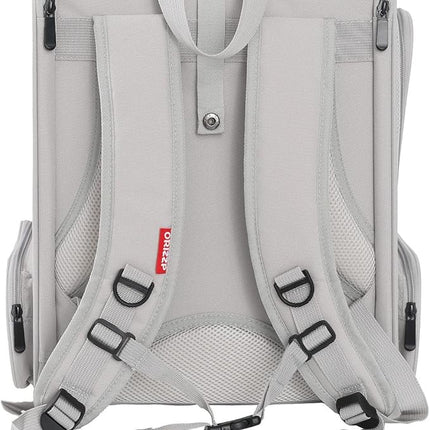 Bird Backpack, Bird Travel Carrier with Stand Perch, Airline Approved Grey Bird Backpack Carrier