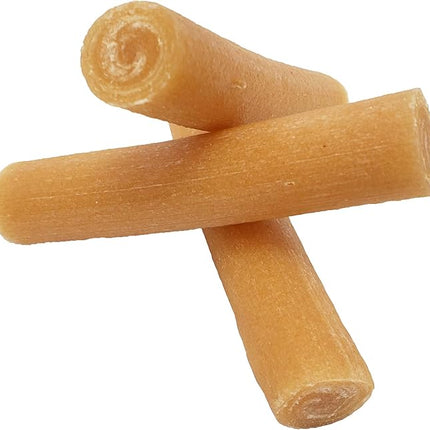 Himalayan Dog Chew Yak Cheese Dog Chews, Lactose Free & Grain Free, USA Made, for All Dog Breeds, Medium Density Cheese Chew, Resealable Pouch with 3 YUM Treats, Cheese Flavor