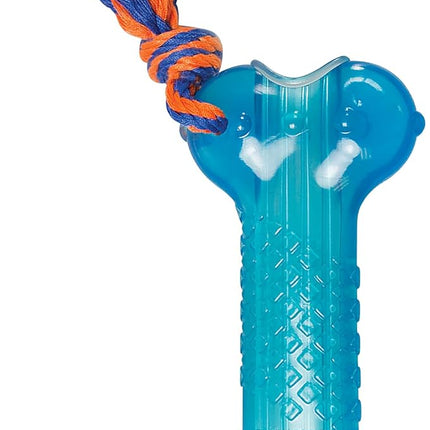 Petstages Orka Bone Royal Blue Treat-Dispensing Dog Chew Toy