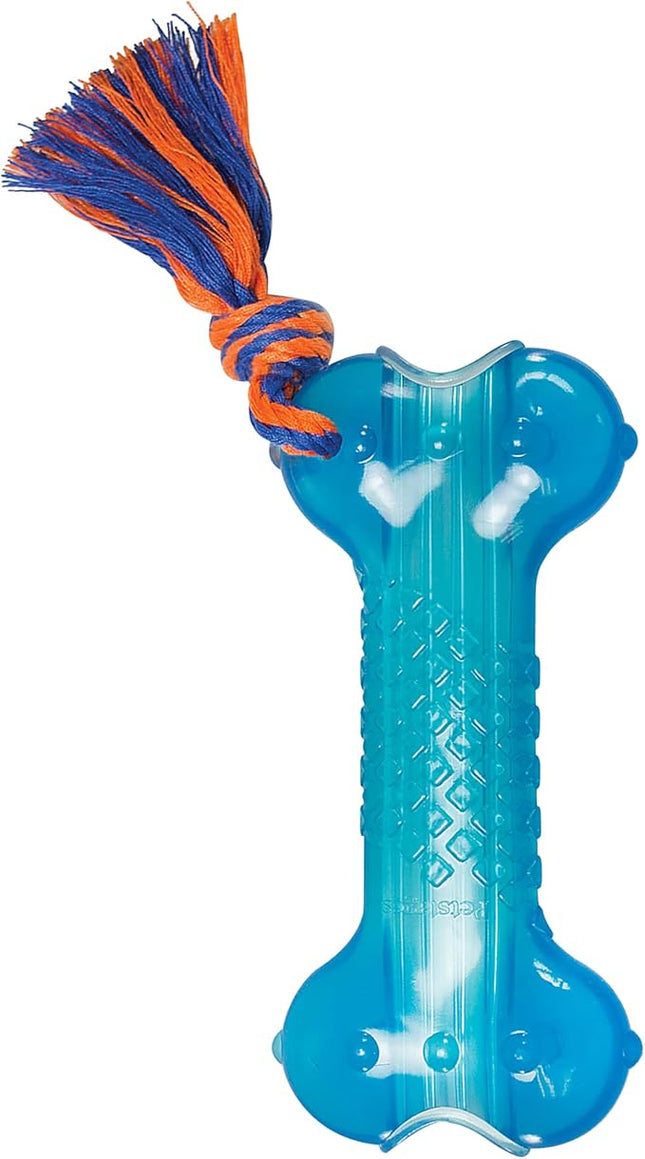 Petstages Orka Bone Royal Blue Treat-Dispensing Dog Chew Toy