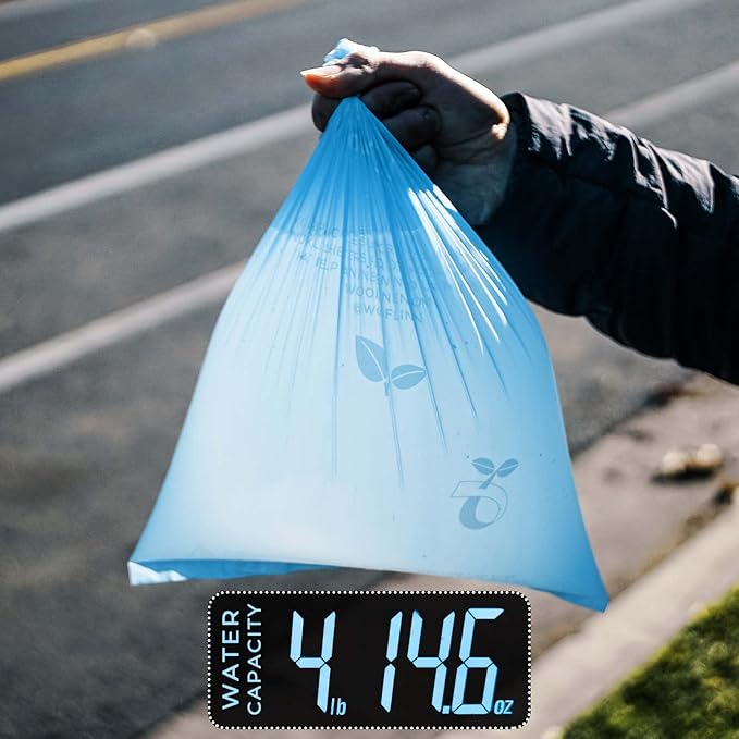 100% Compostable Dog Poop Bags - EN13432 Home Compost Certified Dog Waste Bags, 240 Bags (16 Rolls), Made from Corn - Easy Open - Large, Thick Poop Bags for Dogs