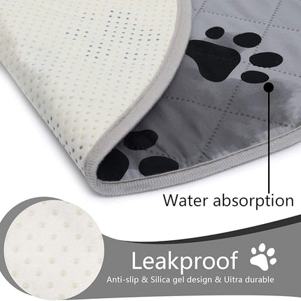 SPXTEX Dog Crate Pads Dog Pee Pads Rugs Washable Dog Pads, Non Slip Puppy Pee Pads for Small Dogs, Waterproof Pet Pad Rug, Dog Whelping Training Pads for Dogs, 1 Piece, 18"x24"