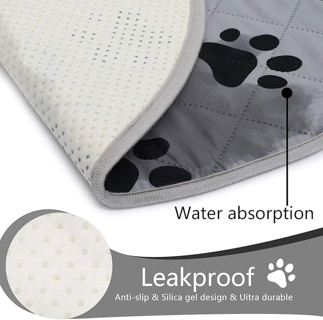 SPXTEX Dog Crate Pads Dog Pee Pads Rugs Washable Dog Pads, Non Slip Puppy Pee Pads for Small Dogs, Waterproof Pet Pad Rug, Dog Whelping Training Pads for Dogs, 1 Piece, 18"x24"