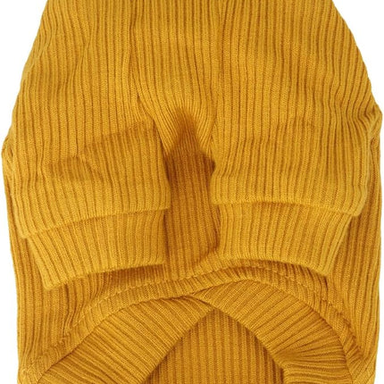 LOPHIPETS Small Dog Turtleneck Sweaters for Chihuahua Puppy Clothes-Yellow/L