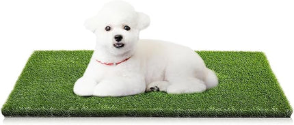 Artificial Grass, 19.7”x 39.4" Dog Pee Pads, Professional Dog Potty Training Rug, Grass Mat with Drainage Holes, Pet Turf Indoor Outdoor Flooring Fake Grass Doormat-Easy to Clean (19.7”x 39.4")
