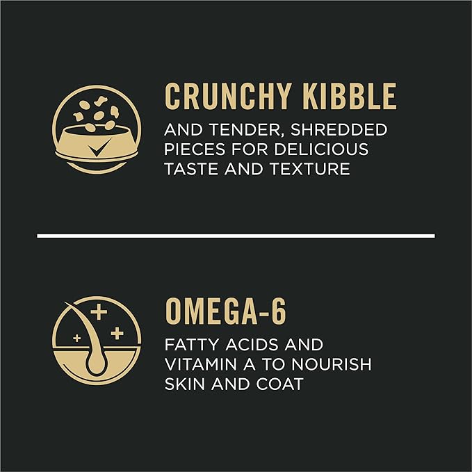 Purina Pro Plan Complete Essentials Shredded Blend Beef and Rice Dog Food Dry Formula with Probiotics for Dogs - 47 lb. Bag