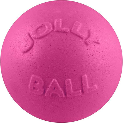 Jolly Pets Bounce-n-Play Dog Toy Ball, 6 Inches, Pink, 6 Inches/Medium (2506 PK)