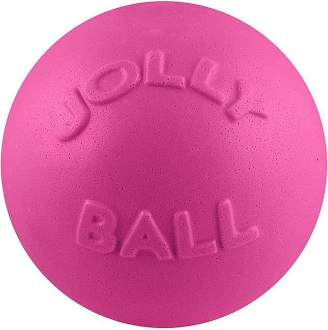 Jolly Pets Bounce-n-Play Dog Toy Ball, 6 Inches, Pink, 6 Inches/Medium (2506 PK)