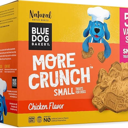 Blue Dog Bakery More Crunch Small Chicken Treats, Dog Biscuits for All Breeds, Healthy Treats, All Natural, 5 lb Box (Pack of 1)
