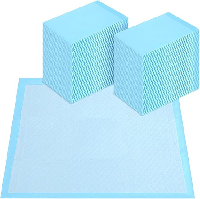 FluffyDream Super Absorbent Waterproof Dog and Puppy Pet Training Pad, Housebreaking Pet Pad,Blue (22"x22" (50PCS))