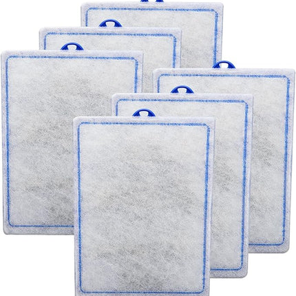 6 Count Assembled Large Filter Cartridges Compatible with Tetra Whisper Bio-Bag Filters 20i 40i IQ20/30/45/60 PF20/30/40/60, Large Replacement Filter Cartridges for Whisper Filters & Aquariums