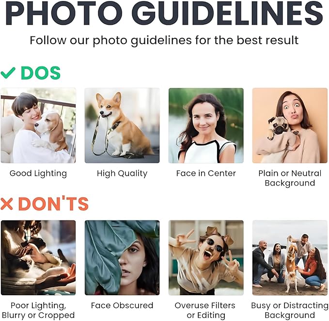 Pawfect House Custom Photo Pet Loss Sign, Collar Frame, Personalized Pet Memorial Sympathy Gifts For Dogs, Cats, Loss Of Dog, Dog Memorial Picture Frame, Pet Loss Sympathy Gift, Pet Loss Gifts