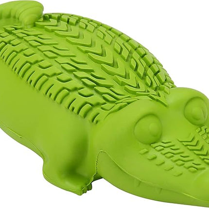 Arm & Hammer for Pets Super Treadz Gator Chew Toy - Best Chew Toys Reduce Plaque & Tartar Buildup Without Brushing - For Dogs up to 35 Lbs