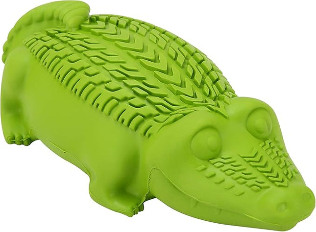 Arm & Hammer for Pets Super Treadz Gator Chew Toy - Best Chew Toys Reduce Plaque & Tartar Buildup Without Brushing - For Dogs up to 35 Lbs