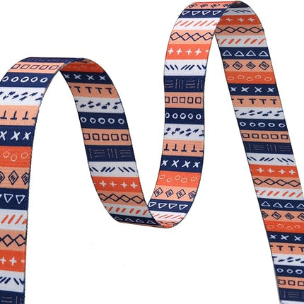 Dog Collar with Bohemia Floral Tribal Geometric Patterns - Soft Ethnic Style Collar Adjustable for Small Medium Large Dogs(Simple Symbols,XS)